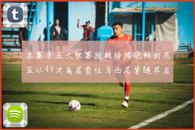 本赛季五大联赛抢断榜揭晓帕利尼亚以49次高居首位马西尼紧随其后